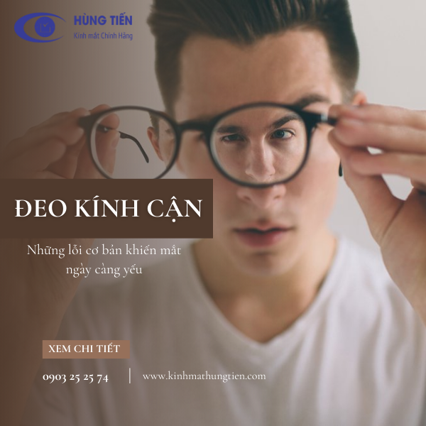 Những thói quen sai lầm khi đeo kính cận gây hại cho mắt